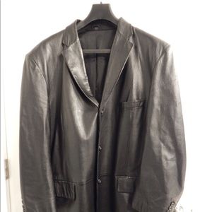 Men’s leather sport coat